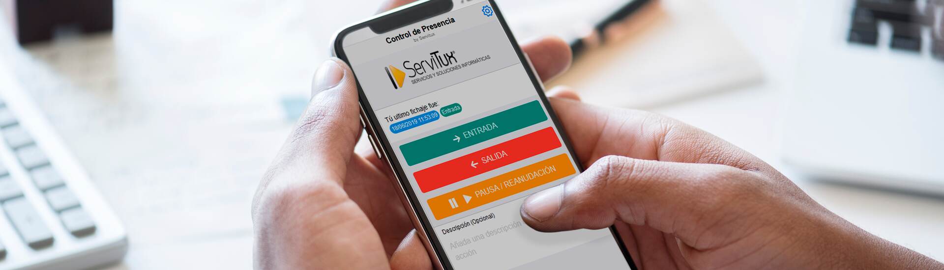 ST-Fichajes: control horario y de presencia