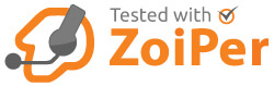 Tested with Zoiper