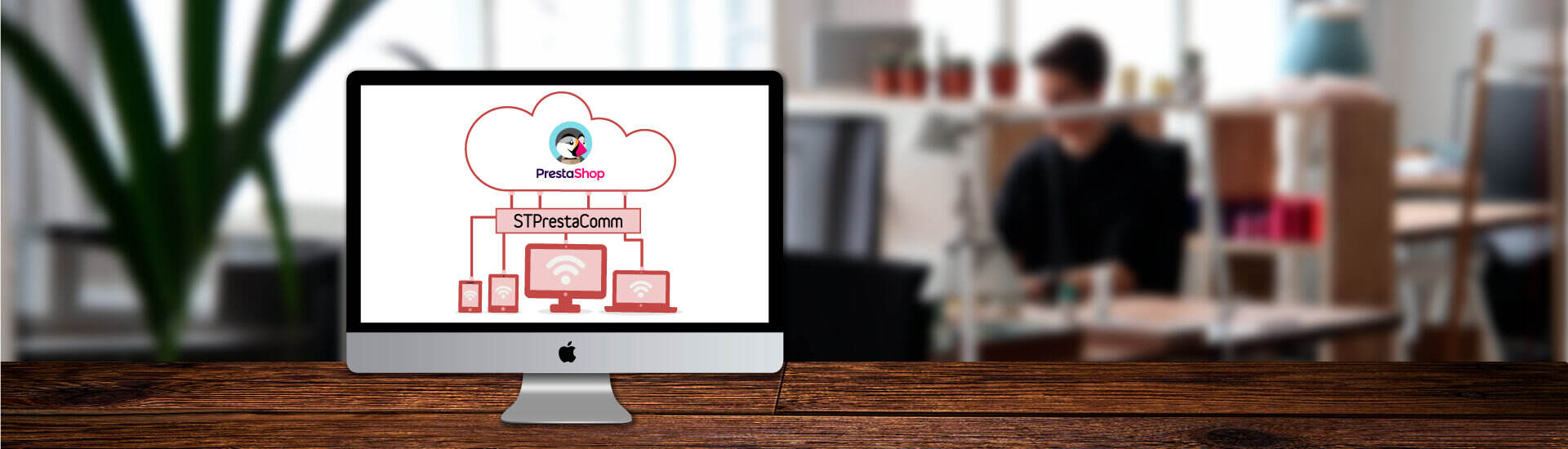 ST-PrestaComm: enlace de tienda PrestaShop